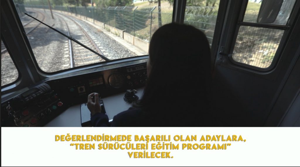 tren sürücüsü alımı